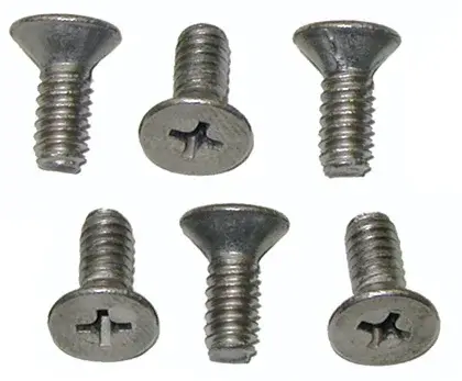 Wood Steering Wheel Mounting Screws - 6pcs - 67-69 Camaro; 67-68 Chevy II Nova; 64-70 Chevelle El Camino