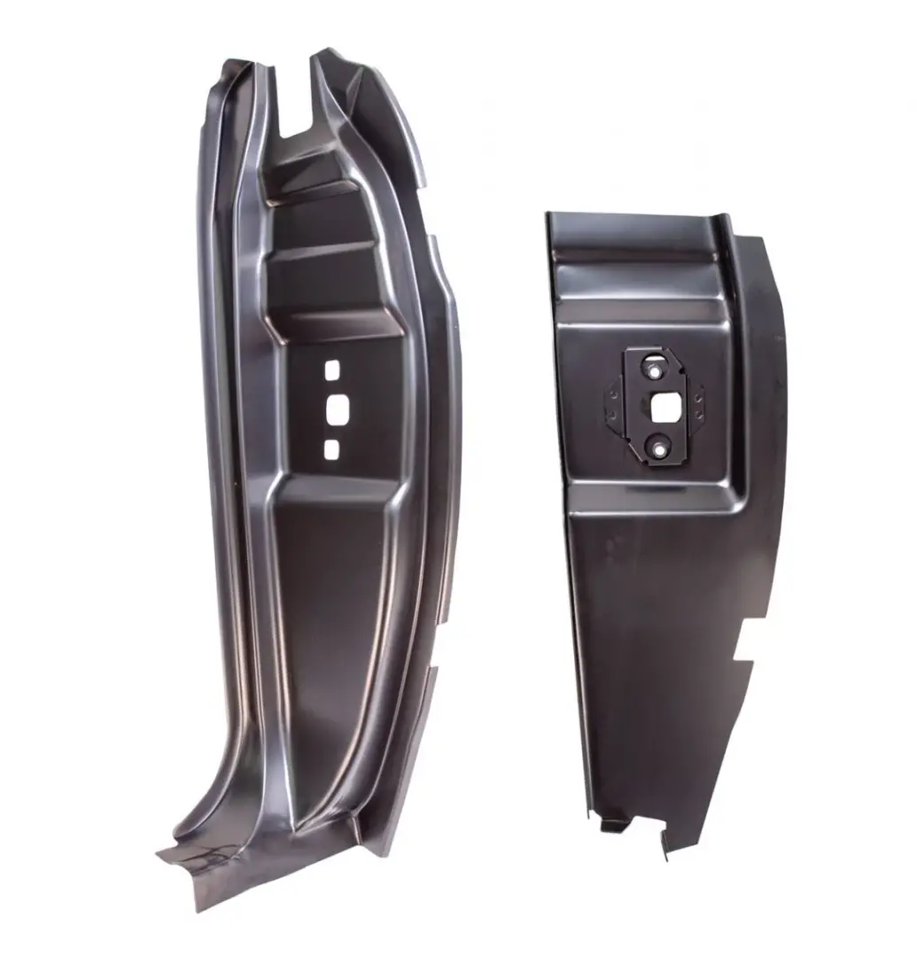 Door Jamb Lock Pillar w/ Reinforcement - LH - 66-67 Fairlane Comet Cyclone Fastback & Convertible