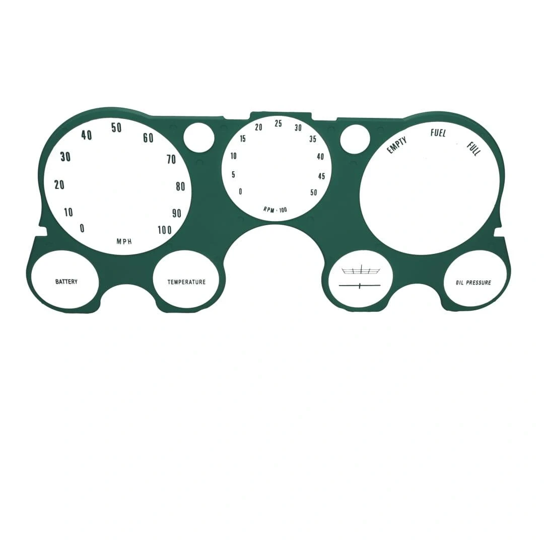Instrument Lens with Gauges with Tach - 67-72 Chevy GMC CK Truck