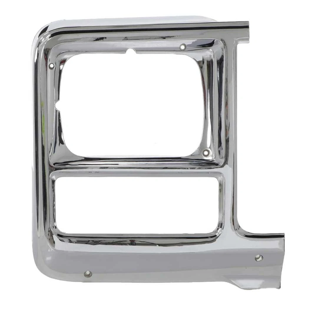Headlamp Bezel - RH - Chrome - Square Headlight - 80 Chevy GMC CK Truck SUV