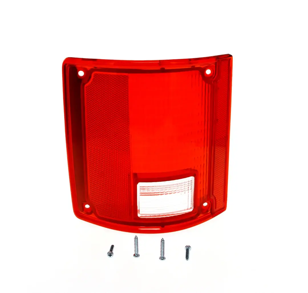 Taillight Lens w/o Chrome Trim - LH - 73-87 Chevy GMC C/K Fleetside Pickup; 73-91 Blazer Jimmy Suburban