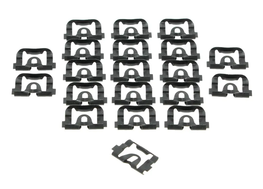 Back Glass Molding Clip Set - 20 pcs - 68-72 El Camino Sprint w Vinyl Top