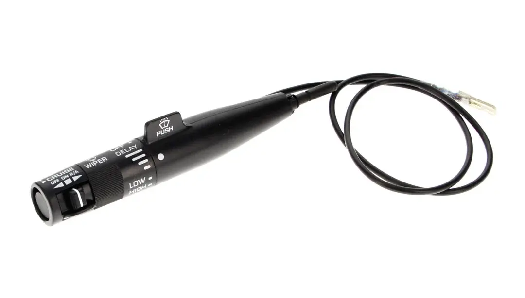 Turn Signal Lever - w/ Cruise w/ Intermittent Wipers - Black - 84-87 Chevy GMC C/K Pickup