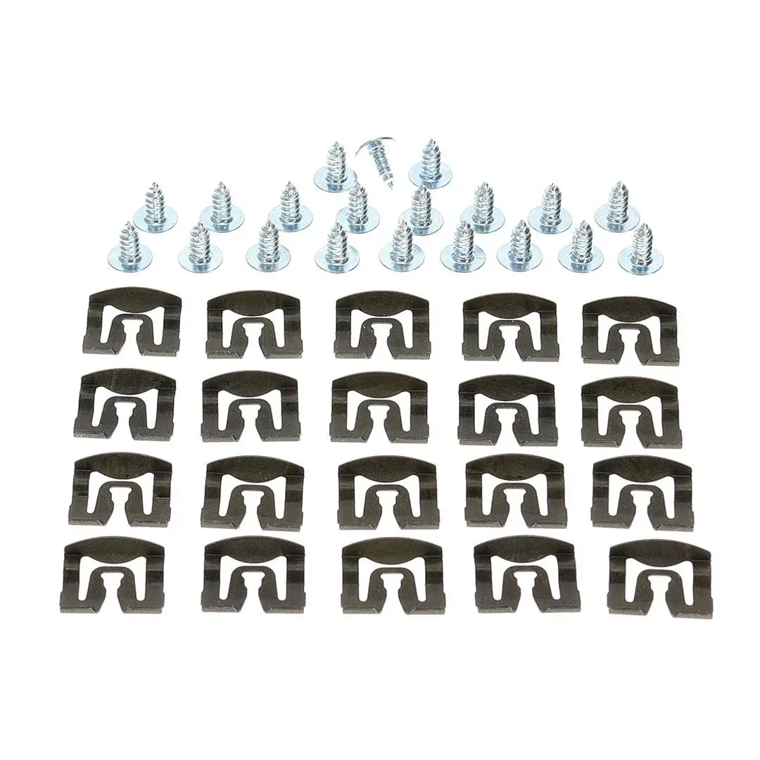 Windshield Reveal Molding Clip Set - 40pcs - 71-74 Dodge Plymouth B-Body