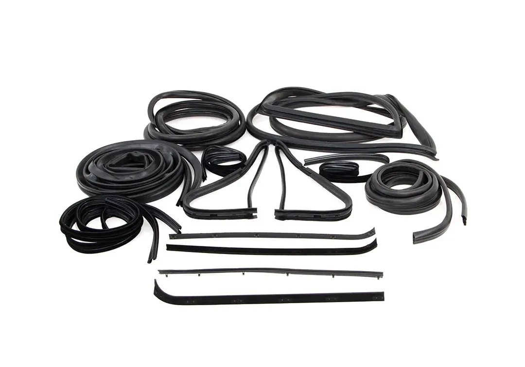 Complete Weatherstrip Seal Kit (16pcs) - 73-79 F-Series Pickup w/o Weatherstrip Trim Groove