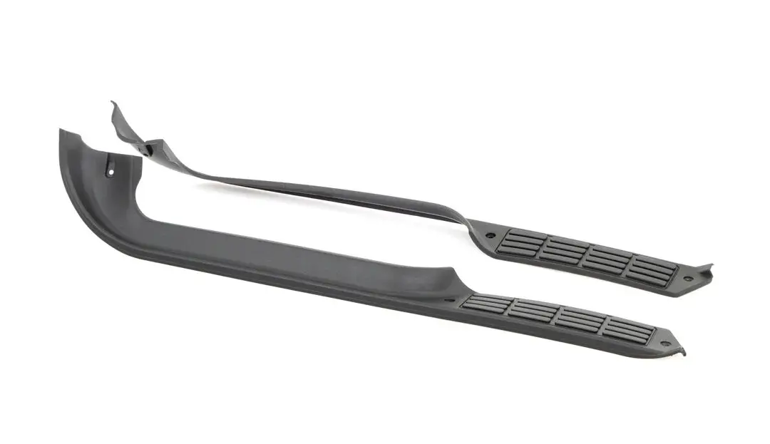 Door Sill Plates - Black Plastic - LH & RH Pair - 78-87 Chevy GMC C/K Squarebody Truck