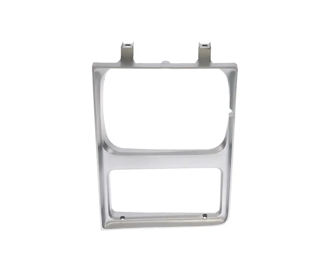 Headlamp Bezel - LH - Silver - Single Headlight - 85-87 Chevy GMC CK Pickup Truck Blazer Jimmy Suburban