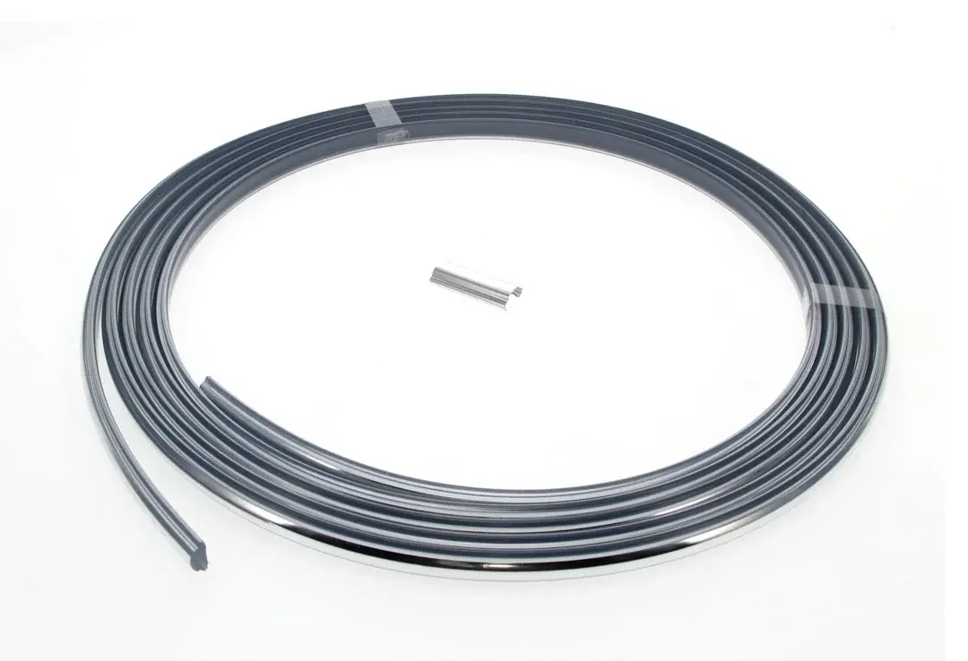 Windshield Gasket Lockstrip - Chrome - 73-91 Chevy GMC C/K Truck Blazer Jimmy Suburban