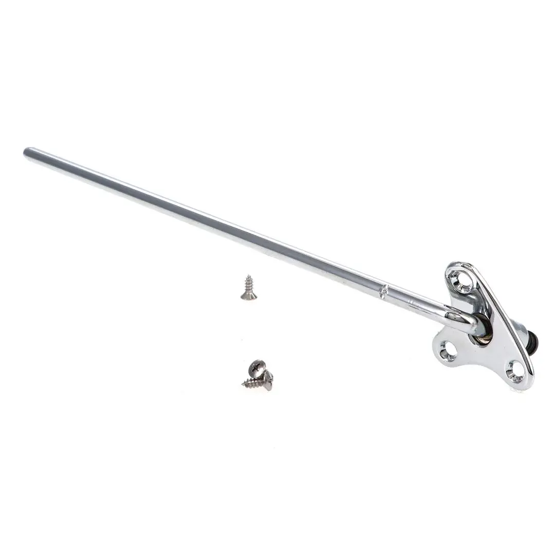 Sunvisor Bracket - Chrome - RH - 54-55 Chevy GMC Pickup Truck Suburban (with screws)
