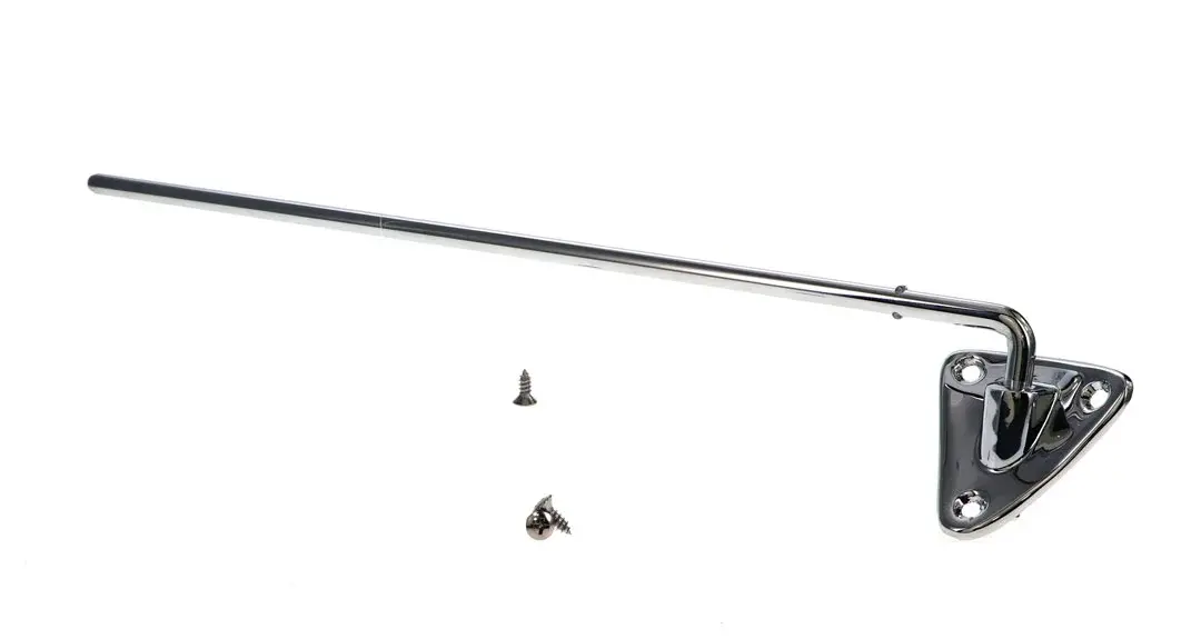 Sunvisor Bracket - Chrome - LH - 60-66 Chevy GMC C/K Pickup Truck Suburban (with screws)