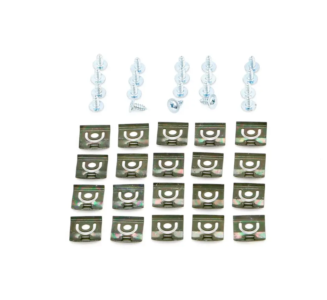 Back Glass Molding Clip Set (40pcs) - 66-67 Dodge Plymouth B-Body 2DR Hardtop