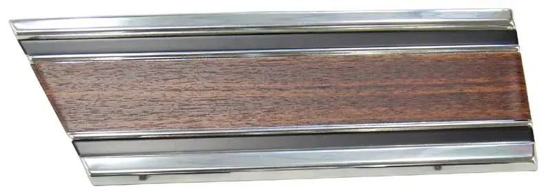 Front Fender Molding - Lower Rear - Woodgrain - LH - 69-72 Chevy GMC CK Fleetside Pickup Blazer Jimmy Suburban