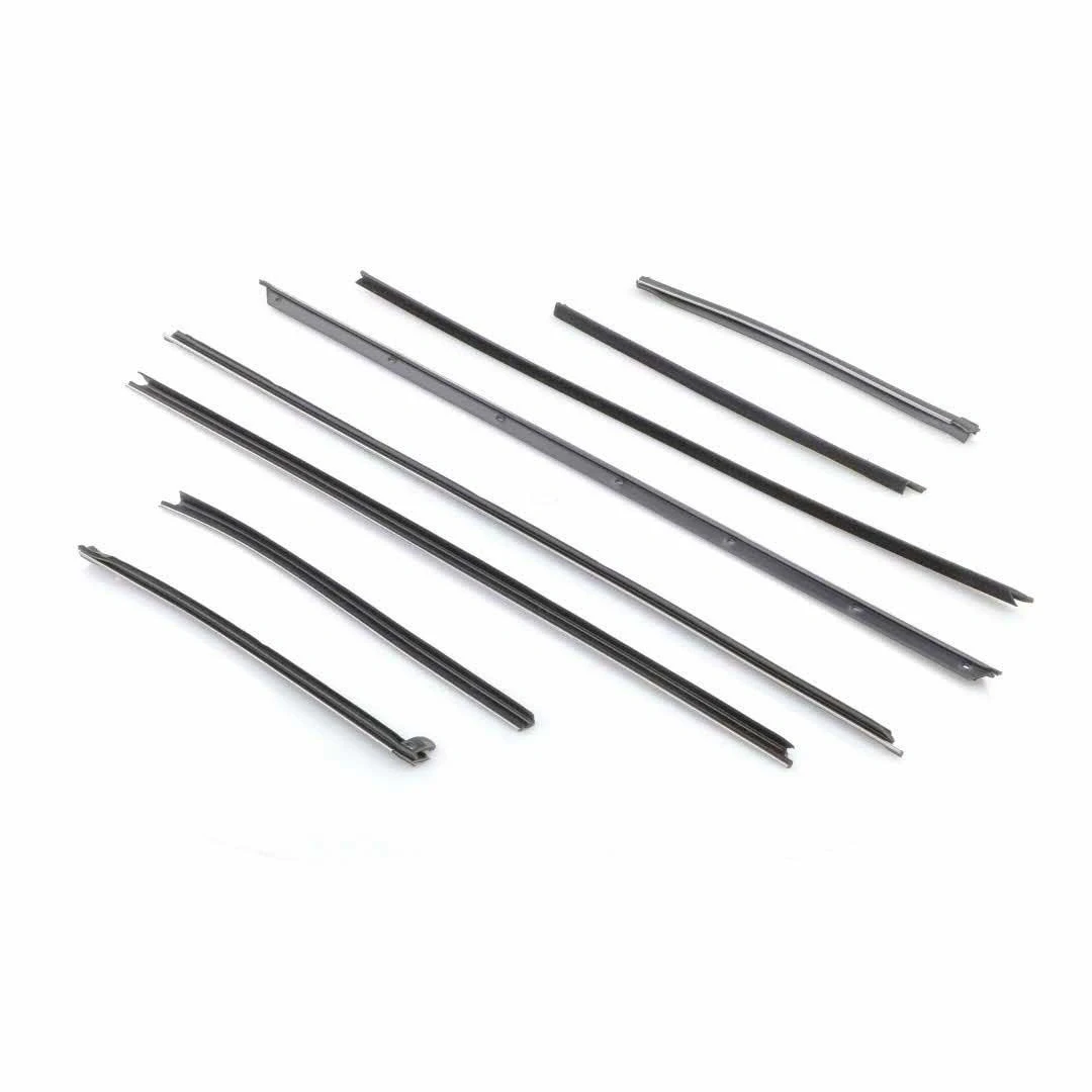 Front and Rear Door Beltline Window Felts - 70-72 Chevelle Convertible