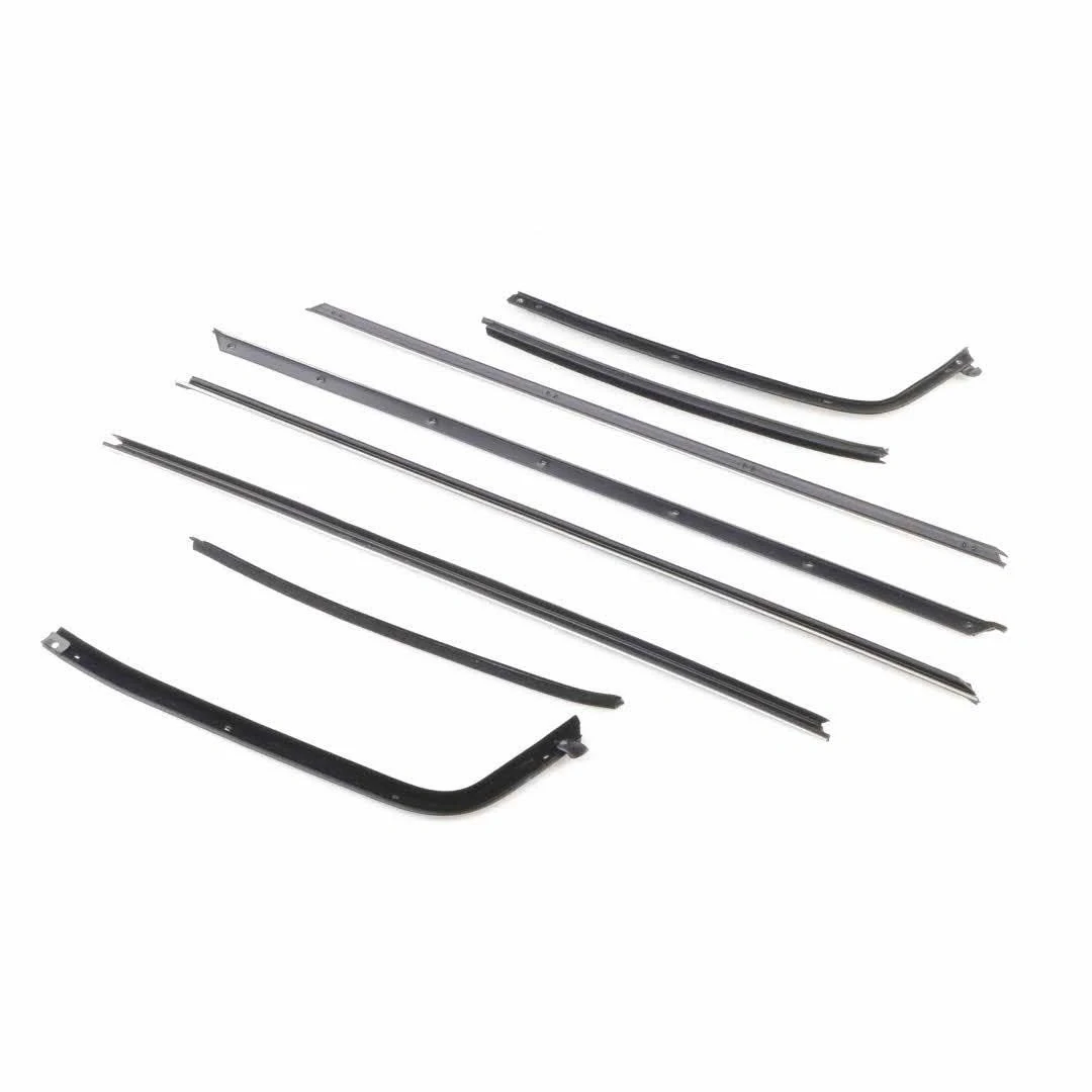 Front and Rear Door Beltline Window Felts - 70-72 Chevelle Coupe