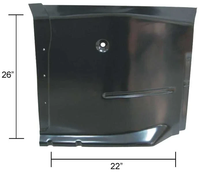 Front Cab Floor Half - OE Style - RH - 63-66 Chevy GMC C/K Truck