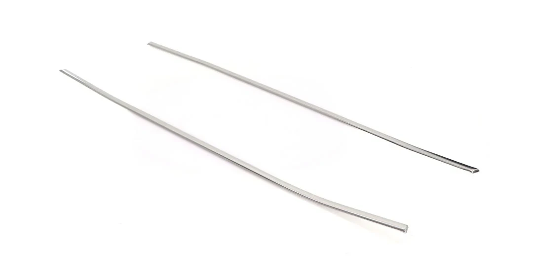 Door Top Edge Moldings - LH/RH Pair - 70-71 Barracuda (Convertible)