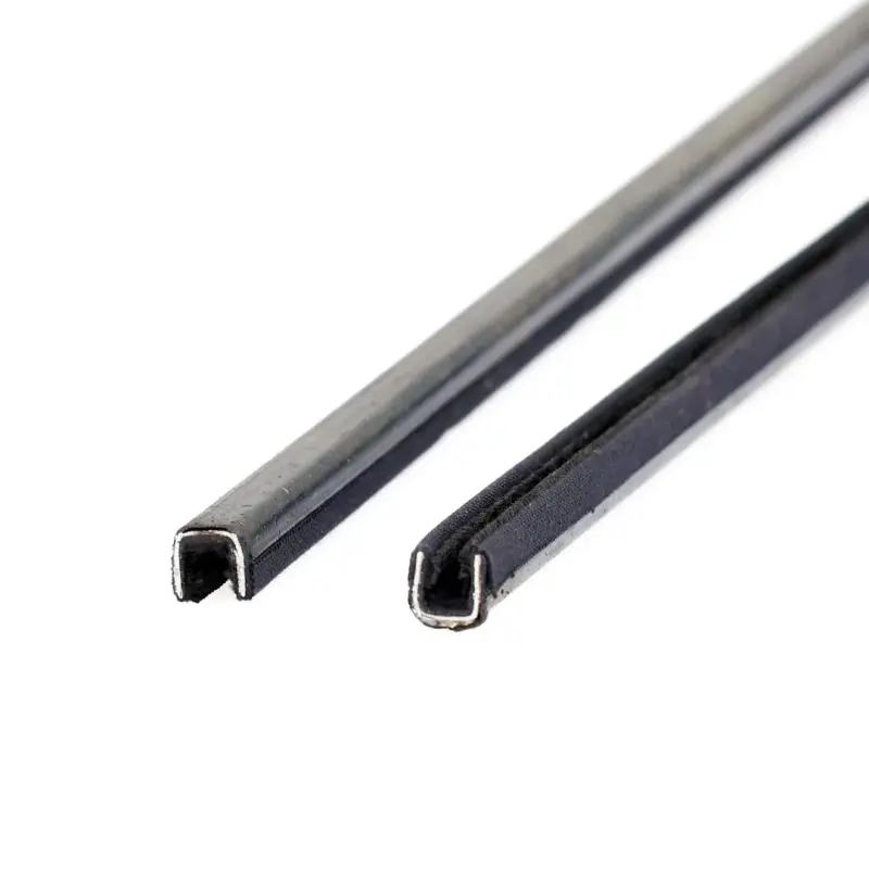 Vent Window Division Bar Channel Felt Insert - Pair - 51-55 Chevy GMC Truck Suburban