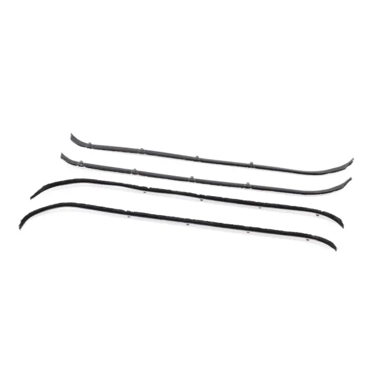 Front Door Beltline Window Felts - Inner & Outer - Vent Window Delete Conversions - 55-59 Chevy GMC Truck