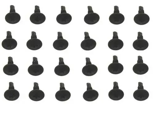 Roof Drip Rail Weatherstrip Channel Screw Kit (24pcs) - 67-69 Camaro Firebird