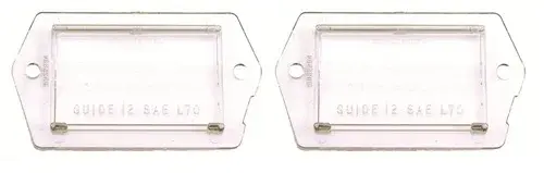 License Lamp Lens - Pair - 70-73 Camaro