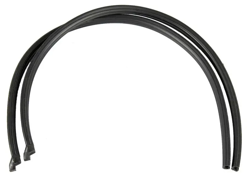 Vent Window Run Vertical Weatherstrips - Pair - 67 Camaro Firebird