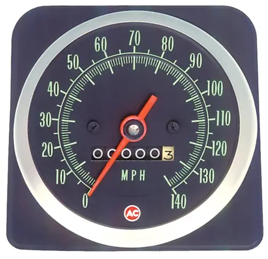 Speedometer - 140 MPH - 69 Camaro