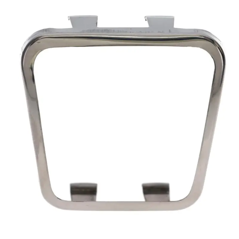 Parking Brake Pedal Pad Trim - Stainless - Large - 69-72 Nova, 69 Camaro, 70-81 Firebird