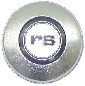 Steering Wheel Horn Cap - Satin Chrome with RS insert - 68 Camaro