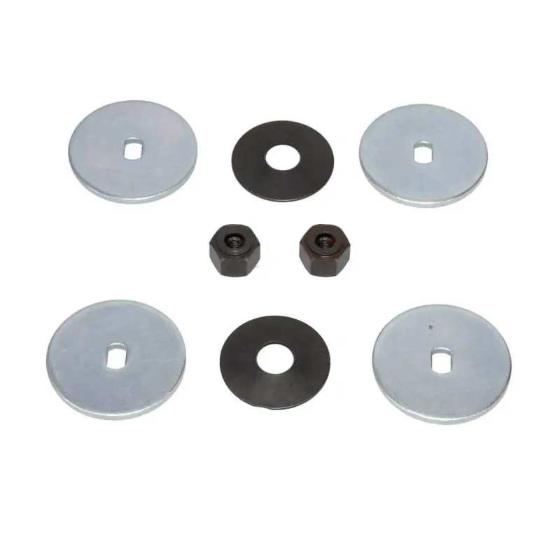 Headlamp Motor Steel Drive Washer and Nut Set - 8pcs - 67 Camaro Rally Sport