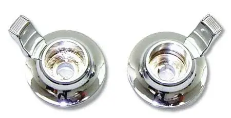 Radio Knobs (2pcs) - Stereo Inner (Tone & Fader) - 69-70 Nova Chevelle El Camino Camaro Impala; 68-69 Corvette