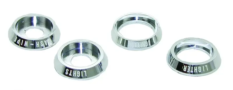 Dash Knob Bezels - 4pcs - 68 Camaro Firebird