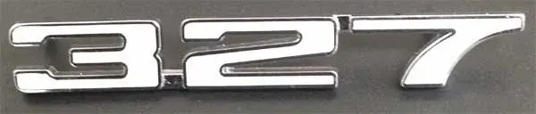Fender Emblem - "327" - LH - 68 Camaro