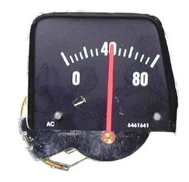 Console Oil Gauge Assembly - Black - 68-76 Chevy II Nova; 71-76 Ventura; 74 GTO