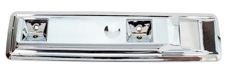 Front Armrest Base - Chrome - 66-70 Dodge Plymouth B-Body w/ 9" Pad