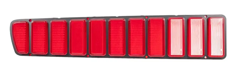 Taillight Lens w/o Silver Trim - LH - 73-74 Charger