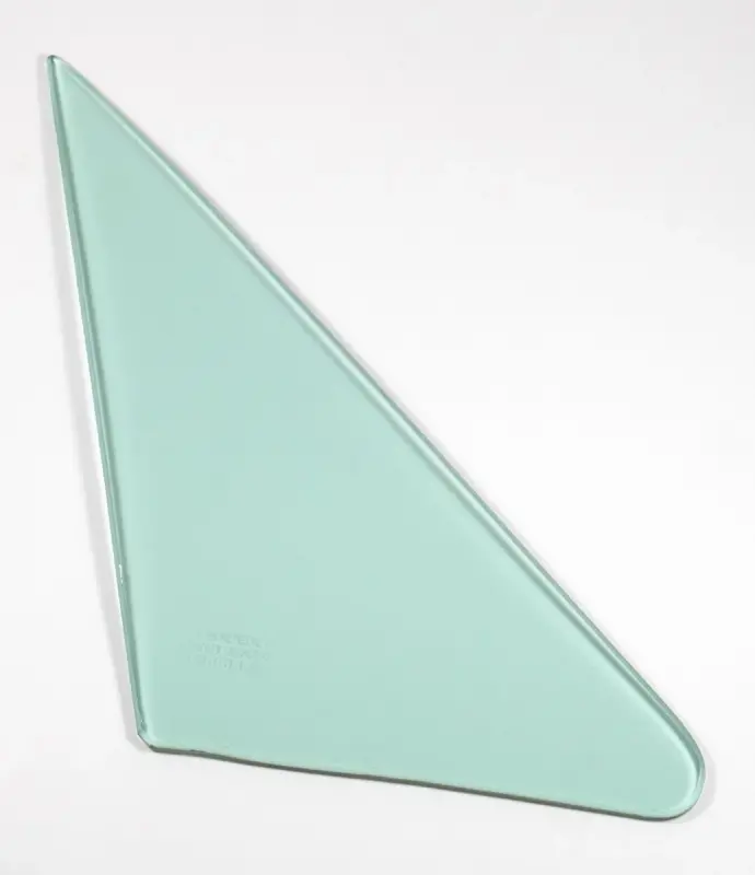 Vent Glass - Green Tint - RH - 66-67 Fairlane Fastback Convertible