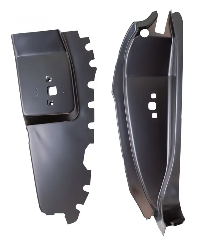 Door Jamb Lock Pillar w/ Reinforcement - RH - 68-69 Fairlane Torino 2DR & Convertible