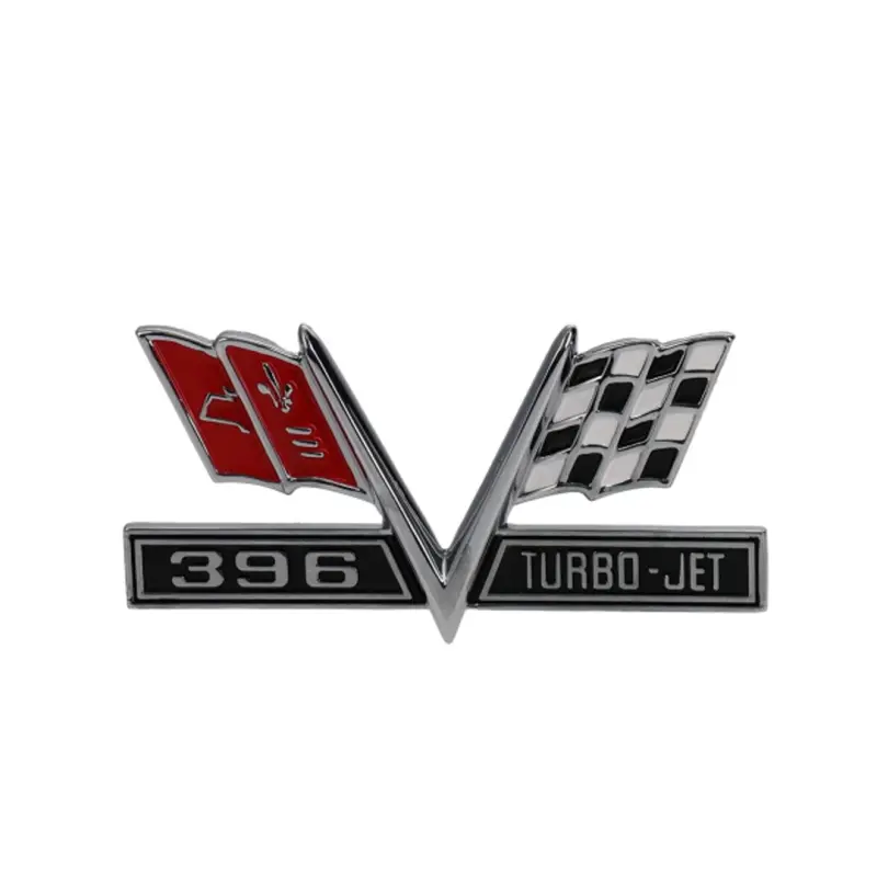Fender Emblem - 396 Turbo-Jet Flag - 65-67 Camaro Chevelle El Camino