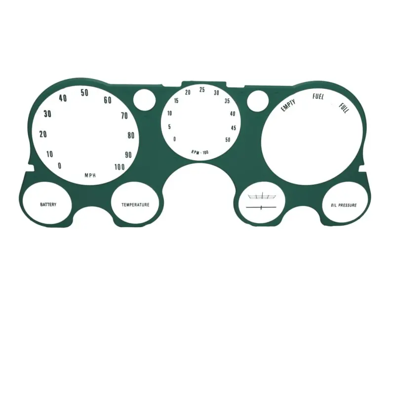 Instrument Lens with Gauges with Tach - 67-72 Chevy GMC CK Truck