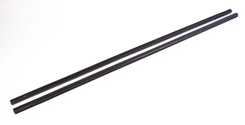 Division Bar Channel Insert w Felt - Pair - 51-55 Chevy GMC Truck