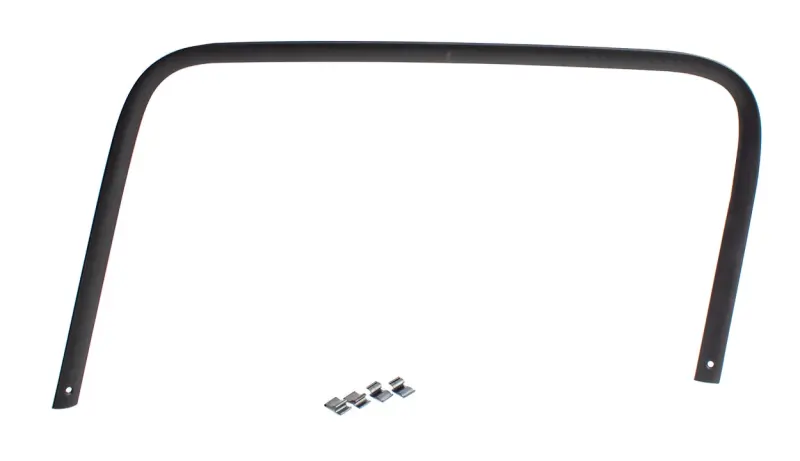 Door Glass Molding Trim Panel - Inner - Black - LH - 55-59 Chevy GMC Truck