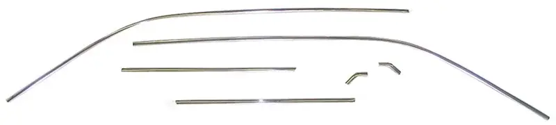 Drip Rail Molding Set (6pcs) - 67-69 Camaro Firebird