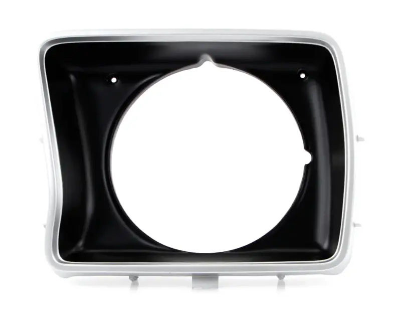 Headlight Bezel - Silver/Black - Round - LH - 78-79 F100 F150 F250 Bronco