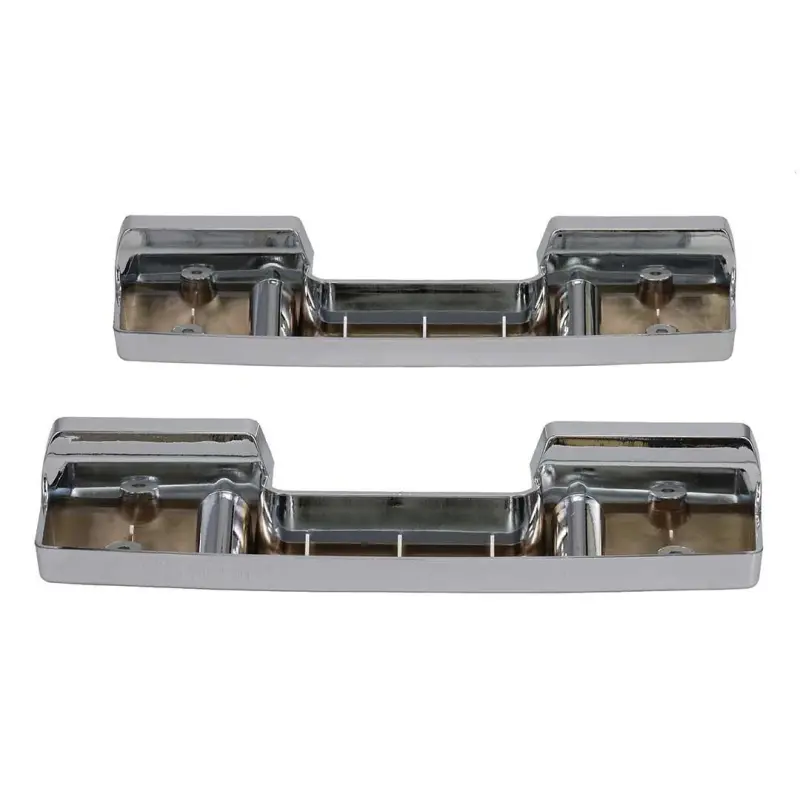 Chrome Armrest Base - Pair - 65-67 Chevy II Nova 67 Camaro Firebird