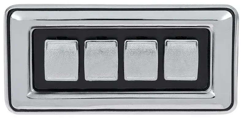 Power Window Switch - 4 Convex Buttons - 77-78 B-Body