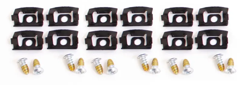 Back Glass Molding Clips & Screw Set - 73-76 Dodge Plymouth Dart Sport; 71-72 Demon; 70-76 Duster