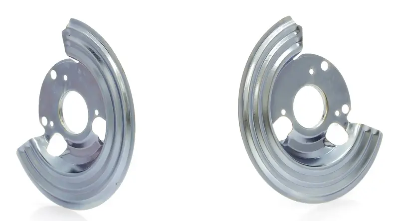 Disc Brake Backing Plates - Pair - 73-74 Dodge Plymouth B, E Body
