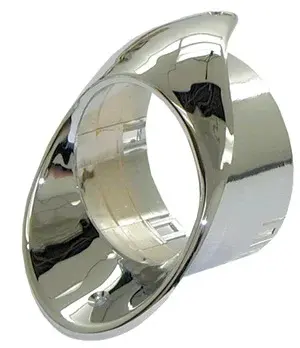 Astro Air Vent Bezel - Chrome - RH - 67-68 Camaro Firebird