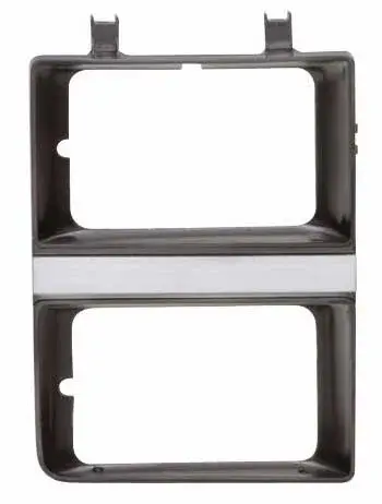 Headlight Bezel - RH - Dark Gray / Gray - Dual Headlight - 83-84 GMC CK Truck Jimmy Suburban