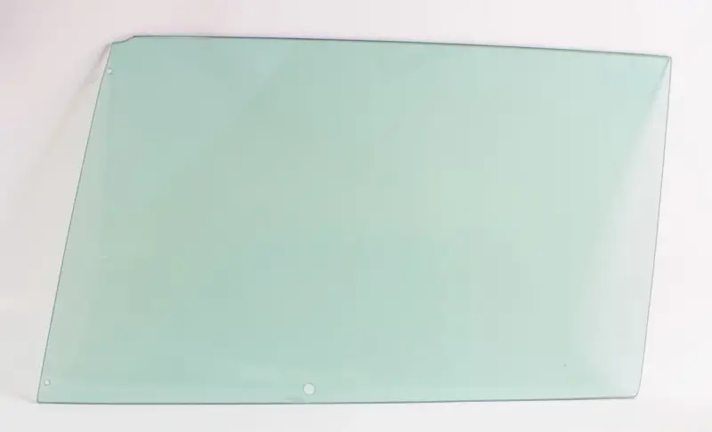 Door Glass - Green Tint - LH - 67 Dodge Plymouth B-Body 2DR Hardtop & Convertible